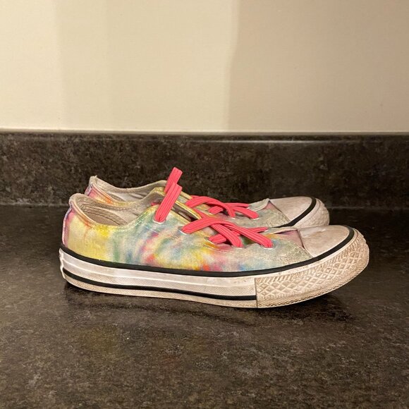 Converse All Star Low 'Rainbow Tie Dye' - Size 13C - Picture 2 of 8